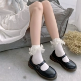 Летние милые кружевные белые японские носки, стиль Лолита, кружевное платье