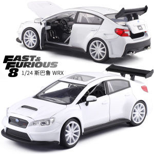 JADA 1:24 斯巴鲁 翼豹 Subasru WRX STI金属合金汽车模型玩具收