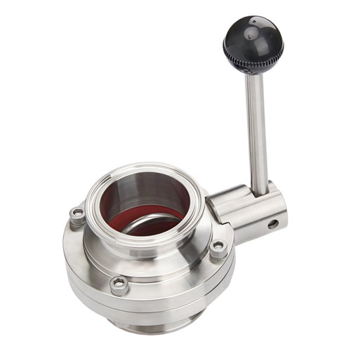 304卫生级快装卡箍式蝶阀碟阀