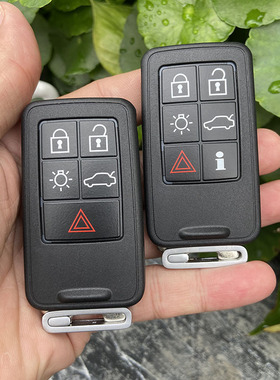 适用沃尔沃原车钥匙替换壳S60LXC60S80L沃尔沃V60V40智能卡钥匙壳