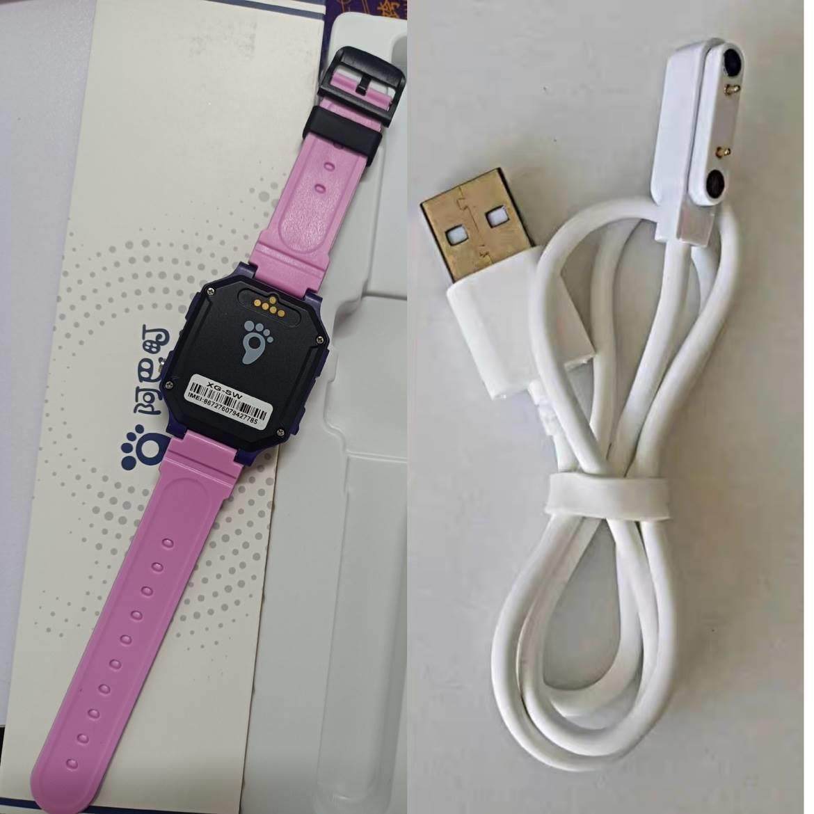 适用阿巴町abardeen V329儿童电话手表充电线V329充电器数据线