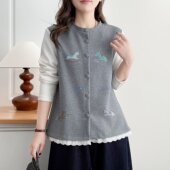 胖妹妹遮肚假两件卫衣法式 胖mm大码 女装 时尚 女上衣 百搭宽松春秋季