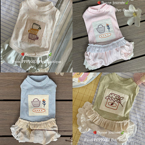 PPPig宠物衣服春夏秋冬狗狗衣服比熊泰迪马尔济斯柔软