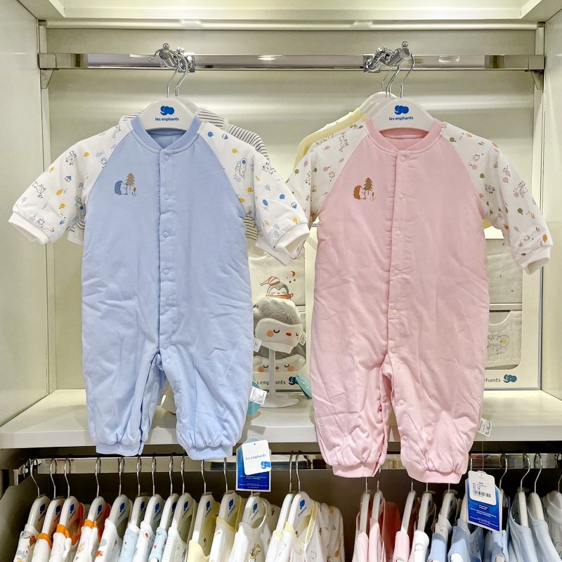 丽婴房婴儿夹棉连体衣爬服商场专柜正品秋冬纯棉家居睡衣厚款,童装/婴儿装/亲子装,家居服连体衣,淘宝优惠券,粉丝福利购,淘宝优惠卷