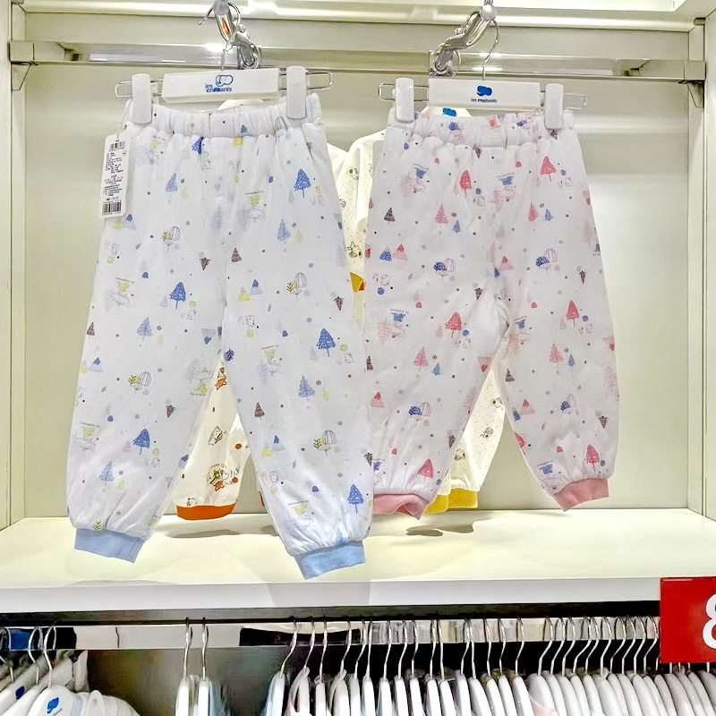 秋冬夹棉儿童保暖衣丽婴房家居服