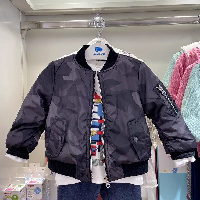 丽婴房童装专柜正品冬装男女童宝宝儿童外套夹棉衣服厚款棉袄棉服
