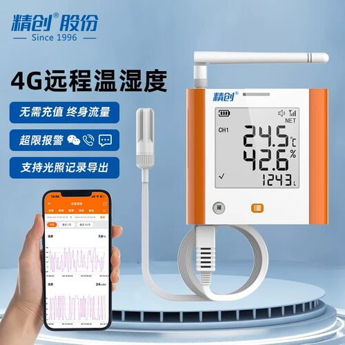 报警器温度记录仪精创联网监控