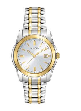 海外代购BULOVA/宝路华男士手表欧美腕表日历显示夜光指针不锈钢