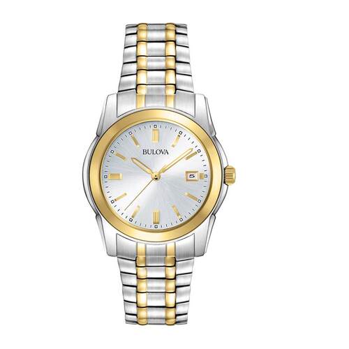 海外代购BULOVA/宝路华男士手表欧美腕表日历显示夜光指针不锈钢
