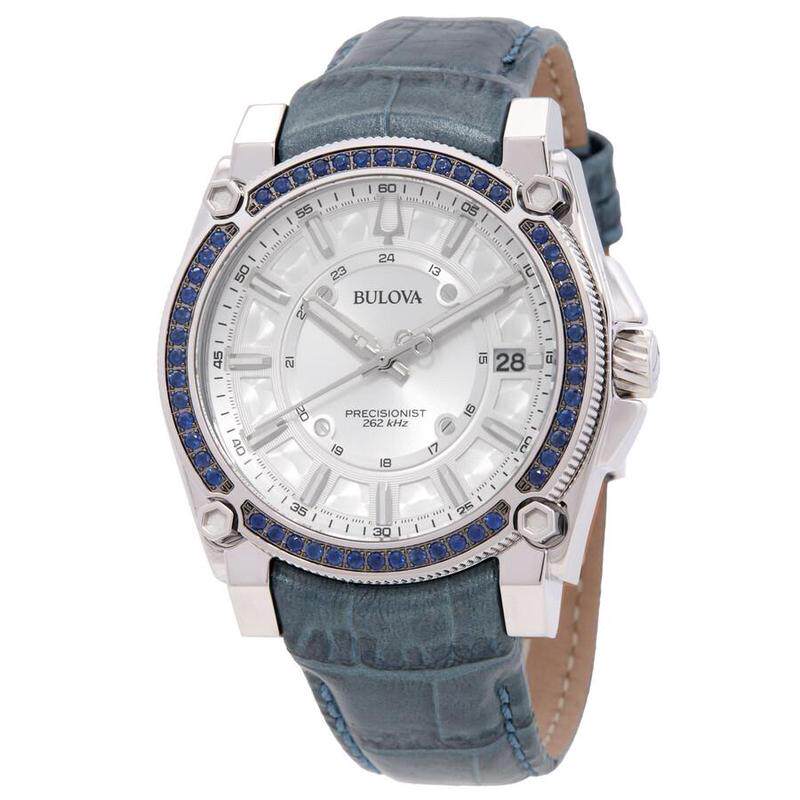 海外代购BULOVA/宝路华女士石英表日历显示精准计时皮带