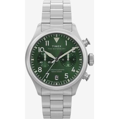 海外代购Timex/天美时男士手表欧美腕表计时码表日历显示钢带