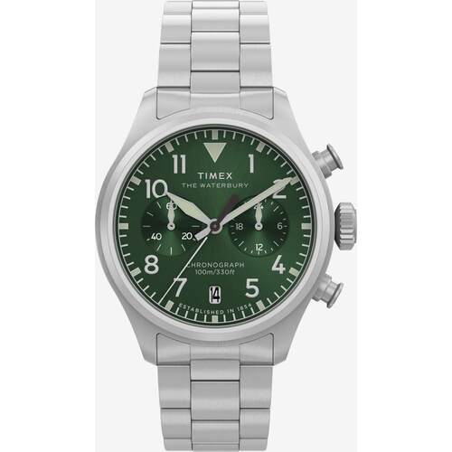 海外代购Timex/天美时男士手表欧美腕表计时码表日历显示钢带