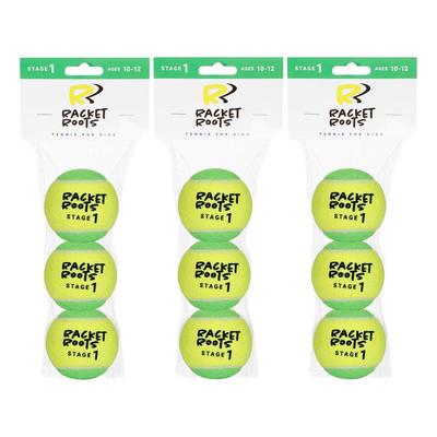 代购Racket Roots网球初学专用低弹力易控制适合新手Stage 1