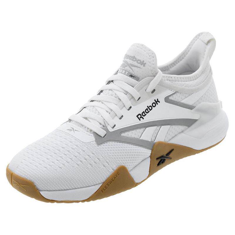 代购海外代购Reebok/锐步女士网球鞋防滑支撑白色网面球场室内训