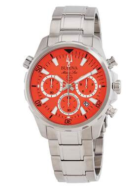 海外代购BULOVA/宝路华男士手表欧美腕表计时码表日历显示