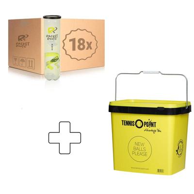 代购Racket Roots网球训练专用多球装便携收纳耐打18x4er Dose