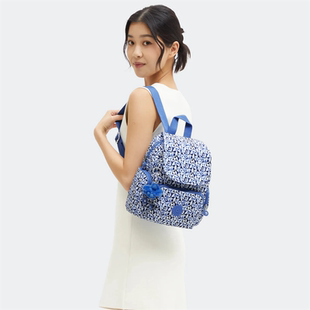 代购Kipling CITY ZIP MINI 轻便携带时尚休闲蓝色迷你双肩背包