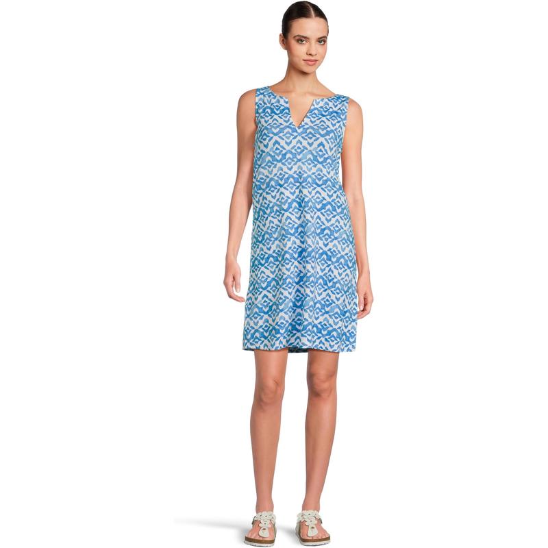 Tommy Bahama女连衣裙印花图案休闲装Darcy Coastal Tiles