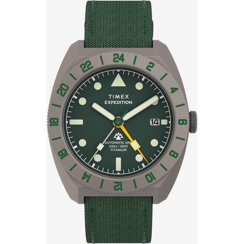 海外代购Timex/天美时男士手表欧美腕表日历显示潜水防水钛金属