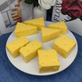 仿真芝士奶酪模型奶油乳酪食玩慕斯蛋糕甜品摄影道具假样品摆设