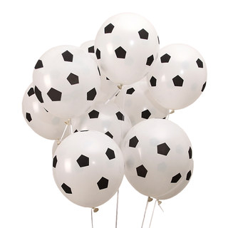 运动会装饰气球酒吧装饰道具气球 足球造型图案圆形气球 足球气球