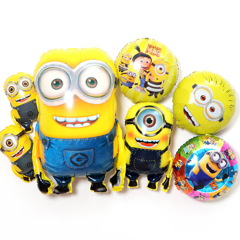 兒童生日布置裝飾氣球小黃人卡通造型氣球神偷奶爸卡通氣球小黃人在類目 節慶用品/禮品, 氣球/飄空氣球, 氣球中 - 來自Buy2taobao.com提供專業的淘寶代購服務