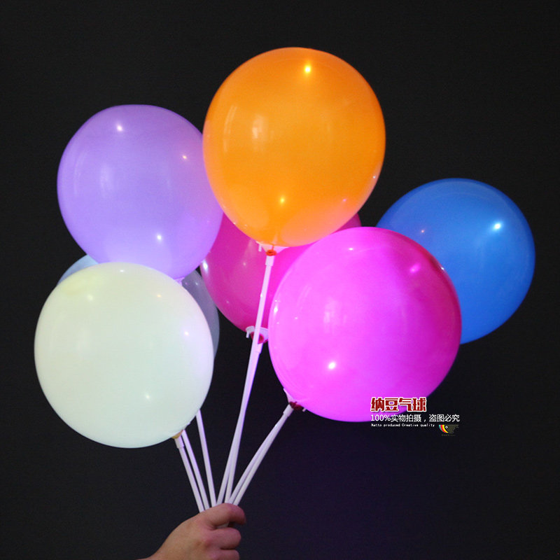 夜晚发光气球 亮灯七彩闪光地推卡通多款LED灯微商免邮儿童小礼品|msdalam kategori bekalan perayaan/hadiah, belon/Terapung bola udara, belon - dari Buy2taobao.com untuk memberikan perkhidmatan ejen Taobao profesional membeli
