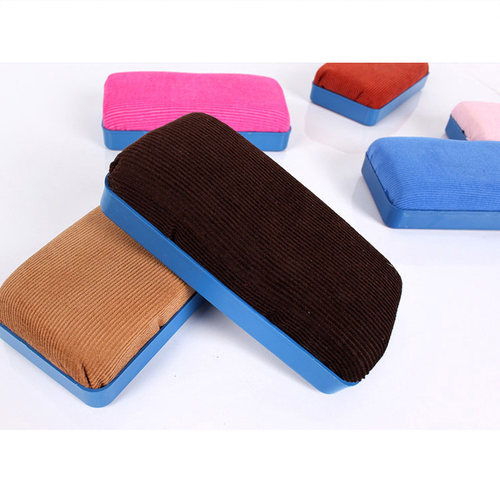 彩色磁性白板擦 粉笔擦 黑板擦画板板擦 双磁性批发 画板擦绿板擦