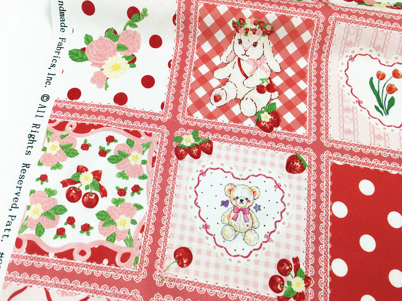 甜美红色系蕾丝花边方格数码印花布 diy手工lolita连衣裙波奈特帽怎么样,好用不?