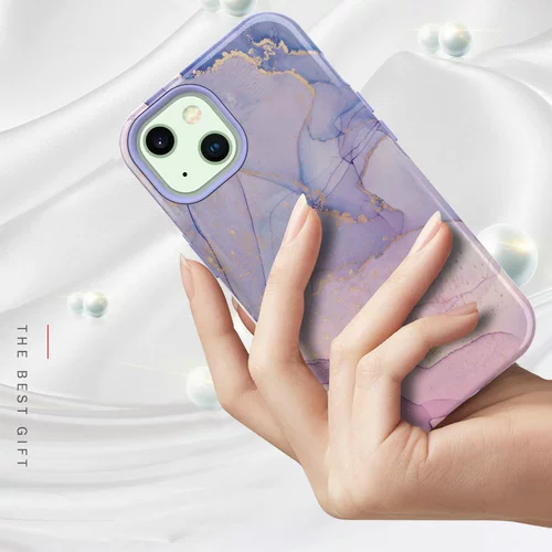 Apple, мраморный совместимый чехол для телефона, iPhone13, защитная сумка из мягкой резины, защитный экран, 13promax, защита при падении, «три в одном», 15promax, увеличенная толщина