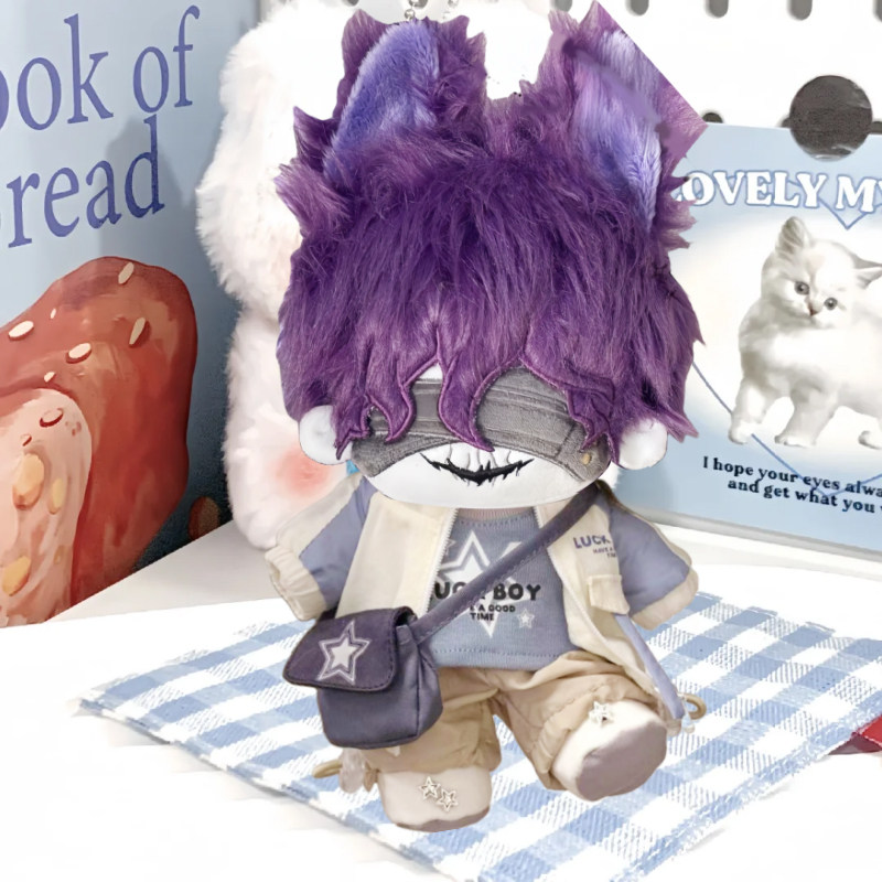 第五人格杰克属性20cm棉花娃娃同人高颜值毛绒玩偶周边送朋友礼物