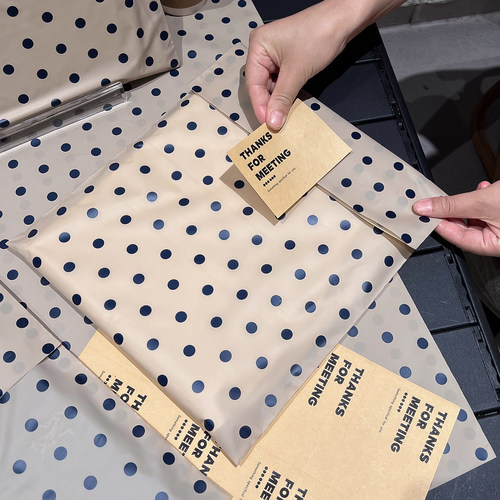 磨砂加厚平口袋内包装定制logo