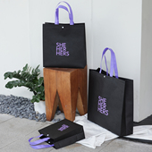 立体无纺布手提袋服装 店手提袋定制logo加厚无纺布广告袋商场通用