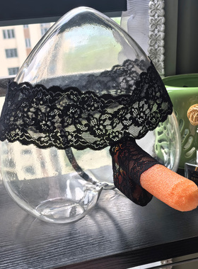 男士丁字裤 镂空性感无痕透气宽边蕾丝T裤个性U凸JJ套囊袋T内裤衩