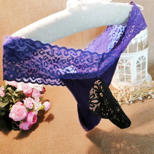 诱惑U凸JJ囊袋T裤 保密发男士 透明露臀个性 男式 衩 性感蕾丝丁字内裤