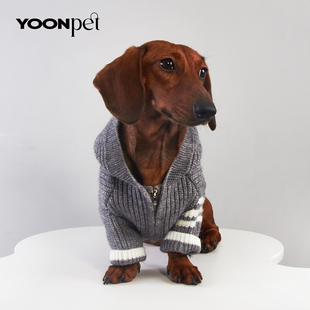猫咪狗狗保暖学院风加厚宠物针织毛衣狗狗雪耐瑞比熊柯基西高地