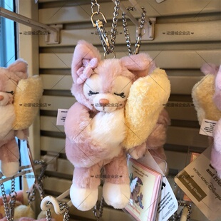 香港迪士尼趴睡梦星黛露钥匙扣甜梦枕头雪莉玫达菲贝儿公仔包挂件