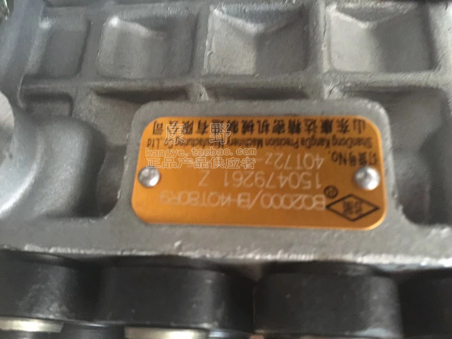 原装正品喷油泵康达质量好