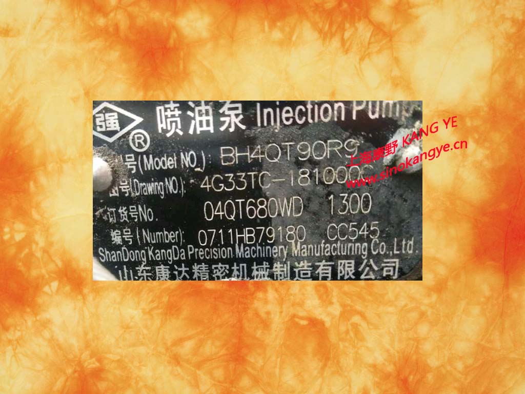 原装正品喷油泵康达发动机配件