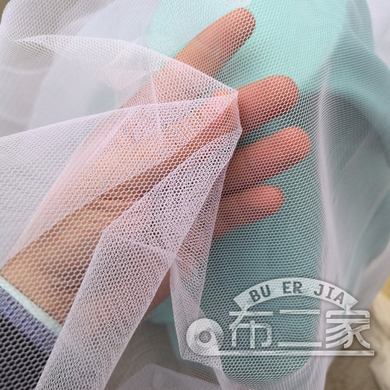 硬网纱小孔裙撑造型布料