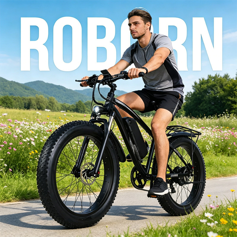 26寸电动助力智能山地自行车锂电池雪地越野男女成人日常通勤代步