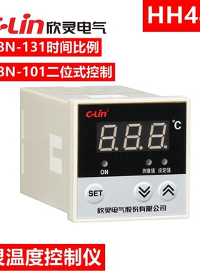 欣灵牌HH48N-131/101(E5C4) K型101T2降温卡导轨底座温度控制仪表
