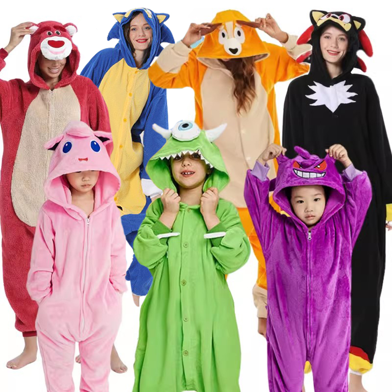 成人演出亲子卡通动物动漫表演服