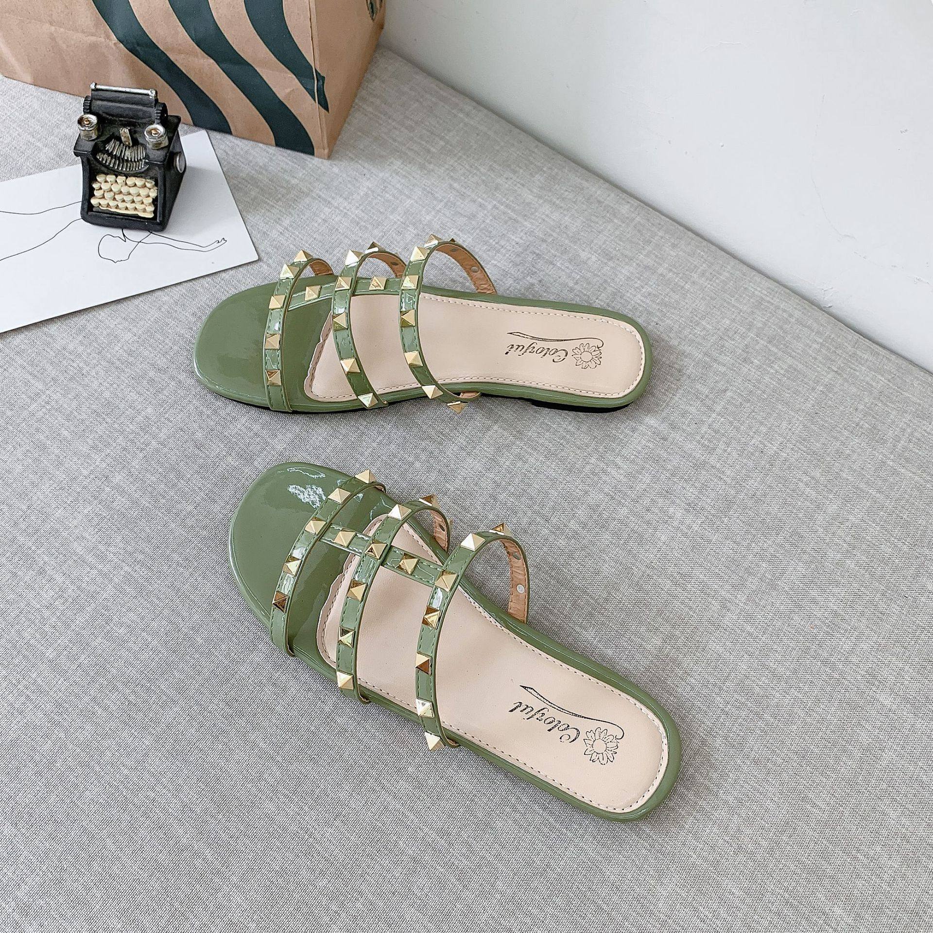 平底网红凉鞋女外穿拖鞋女孕妇凉鞋2024年新款夏季外穿软底凉鞋,女鞋,其他拖鞋,淘宝优惠券,粉丝福利购,淘宝优惠卷