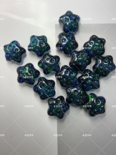 韩国胶糖果纸奶酪五角星小隔珠手机链包挂配件172