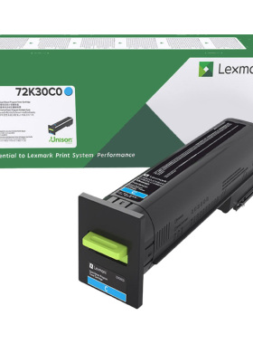 利盟72K30C0蓝色碳粉盒适用CS820/CX825/CX860雷射印表机硒鼓