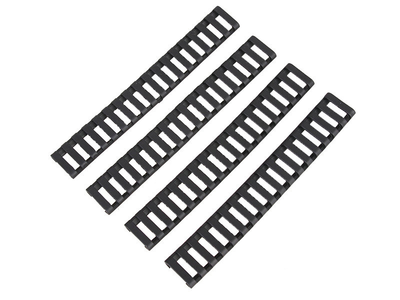 战术BD梯子状护木 MK18 MKM2水弹护木条 4条装橡胶护目片