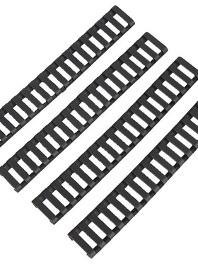 战术BD梯子状护木 MK18 MKM2水弹护木条 4条装橡胶护目片