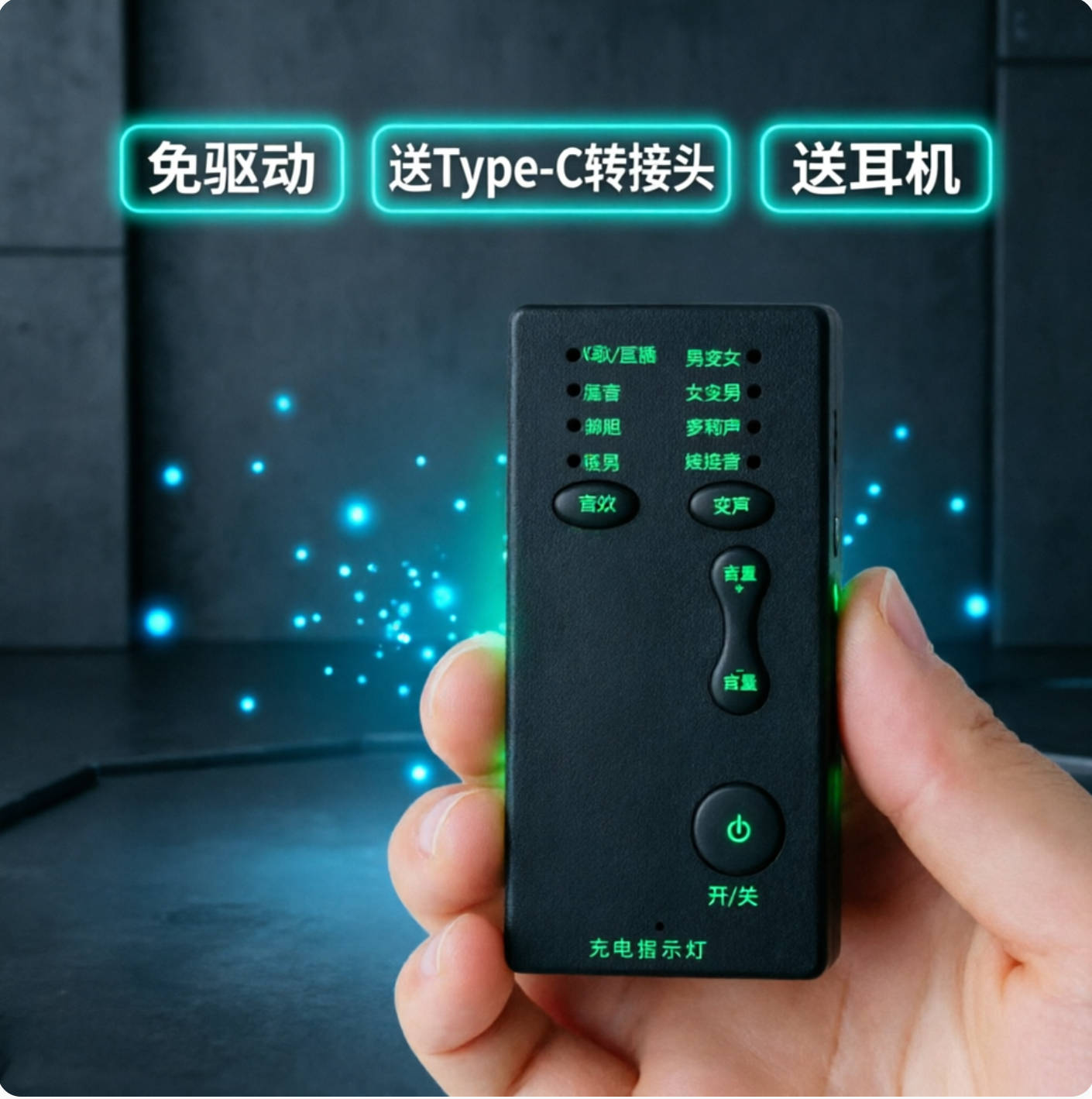 迷你变音器手机萝莉御姐吃鸡