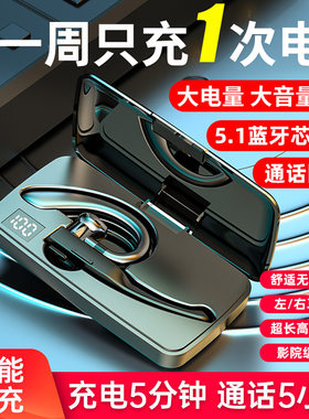 亚马逊爆款入耳式商务蓝牙耳机挂耳式蓝牙耳机yyk525yyk（数码）